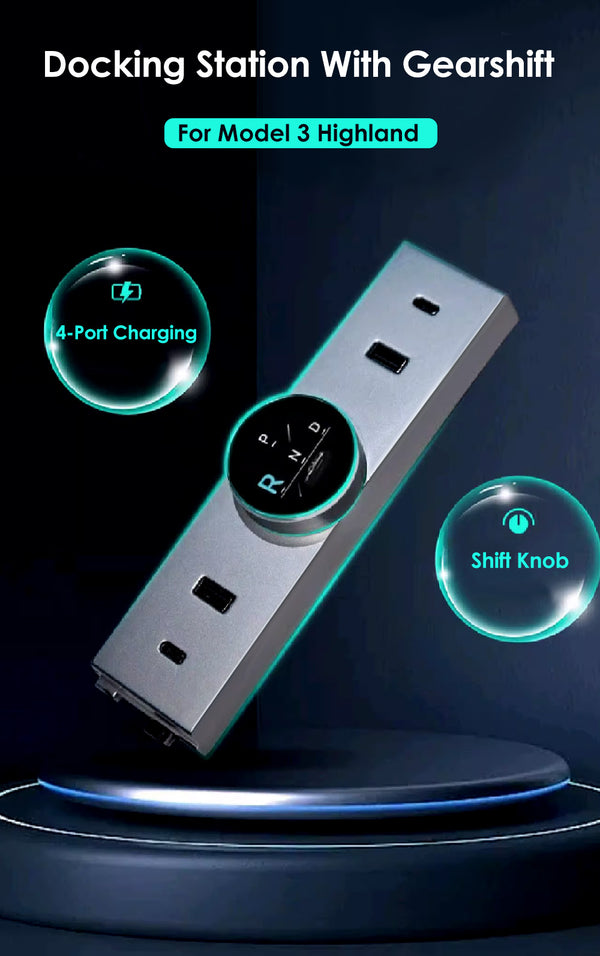 Tesla HUB2 LCD Intelligent Control Dock Expansion For Model 3/Y
