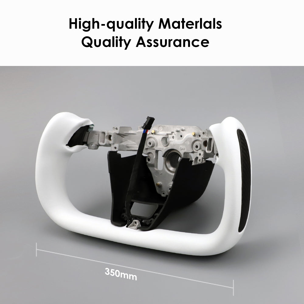 Tesla YOKE11 Heated Carbon Fiber Yoke Steering Wheel For Model 3/Y