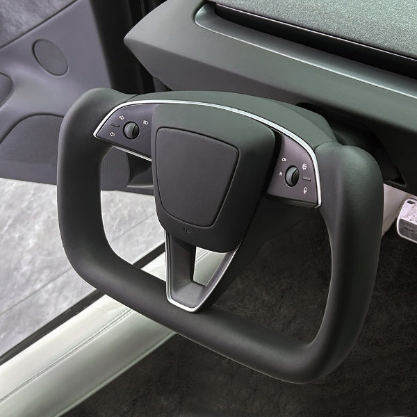 Tesla Custom Heated Nappa Leather Yoke3 For Model 3 Highland
