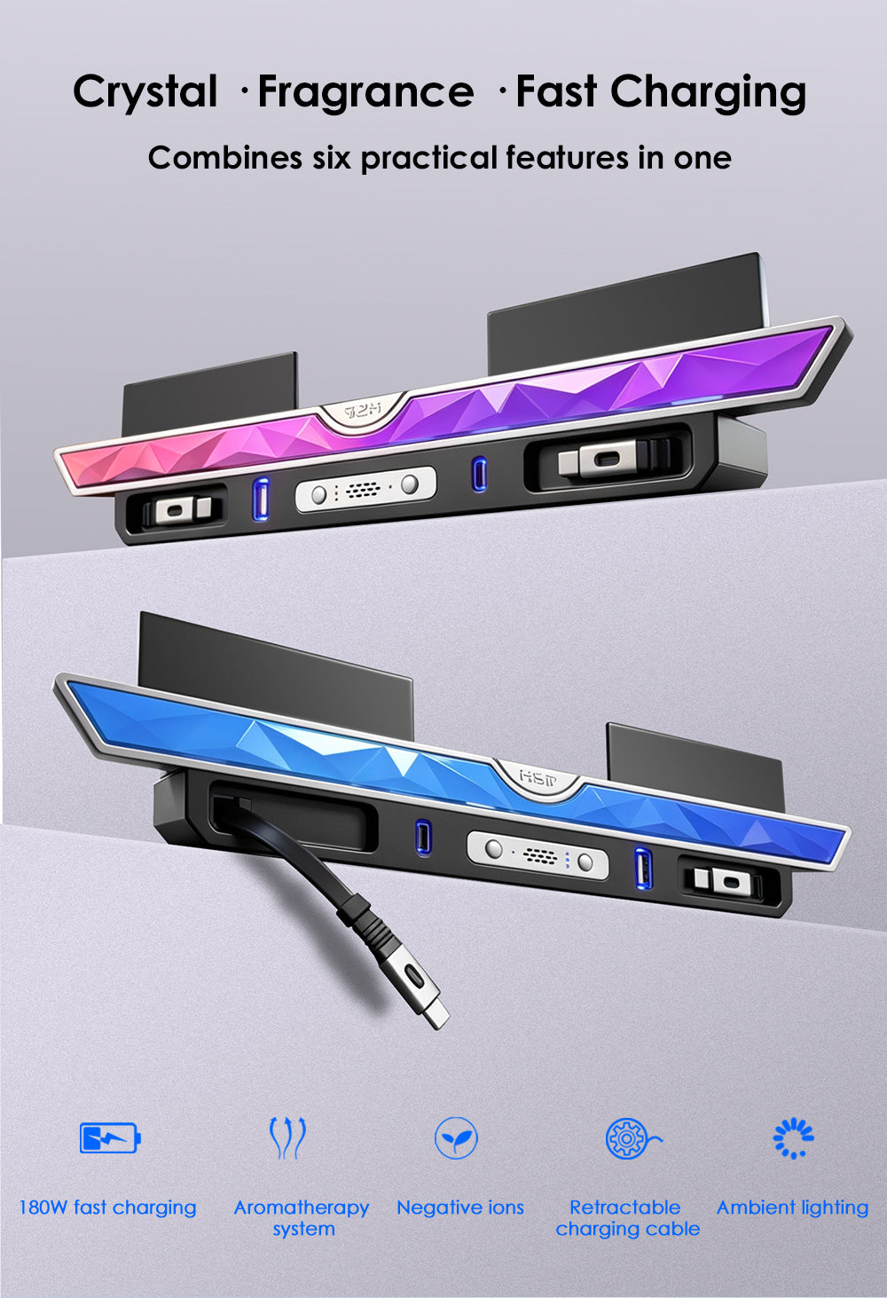 HUB7 Fragrance USB Hub Dock For All Tesla Models