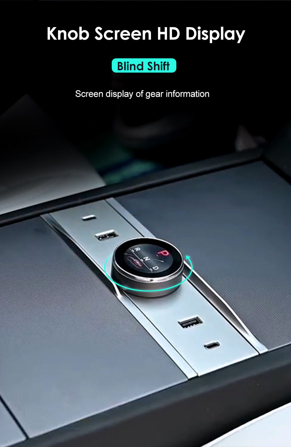 Tesla HUB2 LCD Intelligent Control Dock Expansion For Model 3/Y