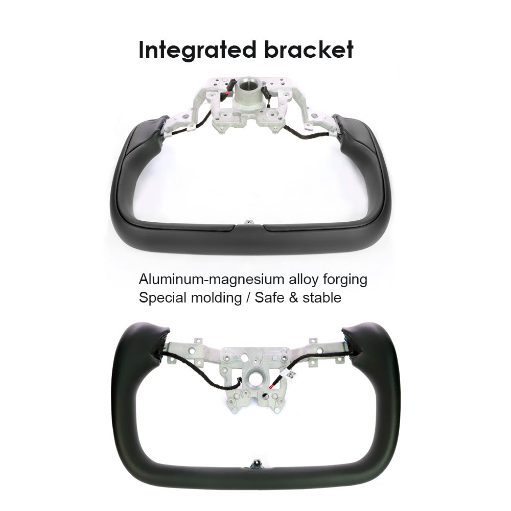 Tesla Custom Heated Nappa Leather Yoke3 For Model 3 Highland
