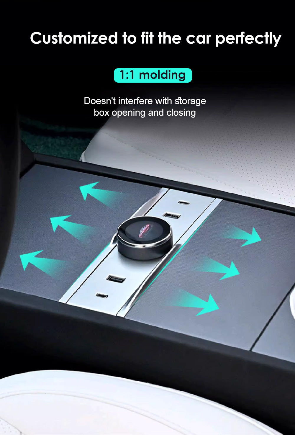 Tesla HUB2 LCD Intelligent Control Dock Expansion For Model 3/Y