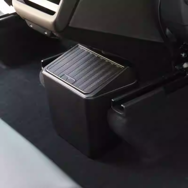 Tesla Rear Under-Seat Organizer & Trash Bin For Model 3/Y/S/X