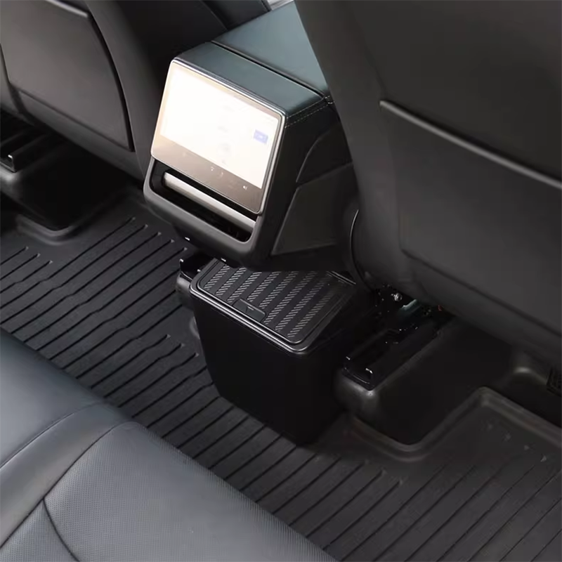 Tesla Rear Under-Seat Organizer & Trash Bin For Model 3/Y/S/X