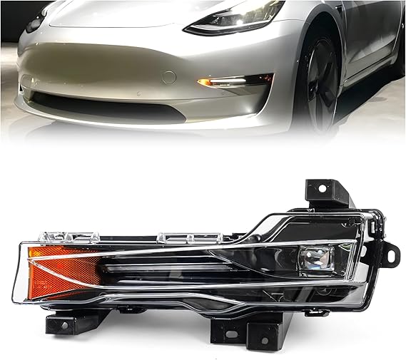 Tesla Lamp Assembly Fascia Lamp Front Fog Light Model S 2021-2025